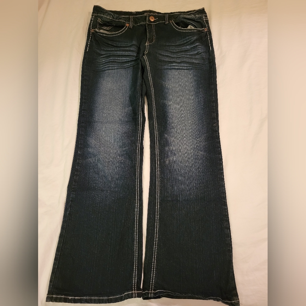 Royal Blue Denim Jeans.  Size 17x30.